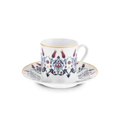 Karaca Mokka & Espressotassen Set-Haliç Tassen-Set für 6 Personen, 80 ml Multıfarben