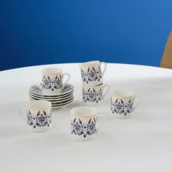 Karaca Mokka & Espressotassen Set-Haliç Tassen-Set für 6 Personen, 80 ml Multıfarben