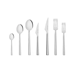 Karaca Bestecksets Für 12 Personen-Halley 316+ 84 Teiliges Für 12 Personen Besteck Set Platın