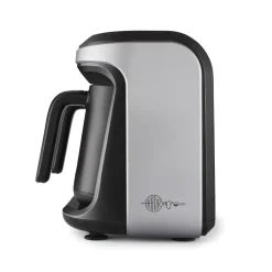 Karaca Türkischer Kaffeekocher|Kaffeemaschinen-Hatir Hüps Duet Türkische Kaffeemaschine, Grau, 1400W Sılber