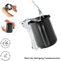 Karaca Türkischer Kaffeekocher|Kaffeemaschinen-Hatır Aqua Wassertank Automatische Türkische Kaffeemaschine Schwarz Siyah