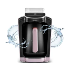 Karaca Türkischer Kaffeekocher|Kaffeemaschinen-Hatır Aqua Wassertank Automatische Türkische Kaffeemaschine Rose Gold
