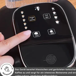 Karaca Türkischer Kaffeekocher|Kaffeemaschinen-Hatır Aqua Wassertank Automatische Türkische Kaffeemaschine Rose Gold