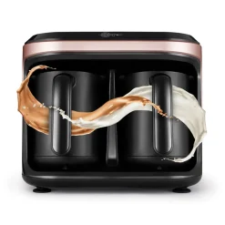 Karaca Türkischer Kaffeekocher|Kaffeemaschinen-Hatır Hups Duet Türkische Kaffeemaschine ,1400W Rosegold