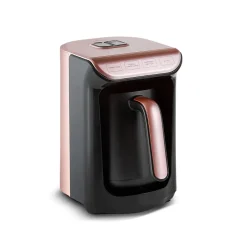 Karaca Türkischer Kaffeekocher|Kaffeemaschinen-Hatır Kaffeemaschine mit Röstfunktion Rosenbeere Rosebeere