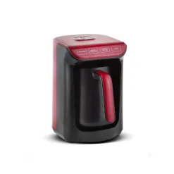Karaca Kaffeemaschinen-Hatır Kaffeemaschine mit Röstfunktion Rot, 535W Kırschrot