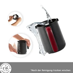 Karaca Kaffeemaschinen-Hatır Kaffeemaschine mit Röstfunktion Rot, 535W Kırschrot