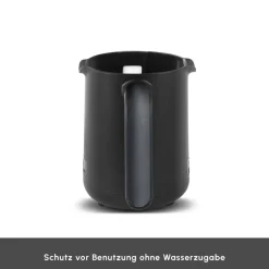 Karaca Türkischer Kaffeekocher|Kaffeemaschinen-Hatır Kaffeemaschine mit Röstfunktion Shiny Black, 535 W Glänzend Schwarz