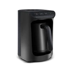 Karaca Türkischer Kaffeekocher|Kaffeemaschinen-Hatır Koz Milky Türkische Kaffeemaschine, Glänzend Schwarz
