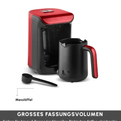 Karaca Türkischer Kaffeekocher|Kaffeemaschinen-Hatır Koz Milky Türkische Kaffeemaschine Red
