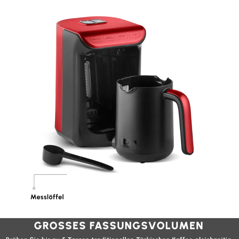 Karaca Türkischer Kaffeekocher|Kaffeemaschinen-Hatır Koz Milky Türkische Kaffeemaschine Red