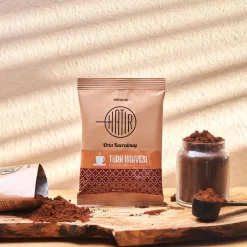 Karaca Türkischer Kaffeekocher|Kaffeemaschinen-Hatır Mittlerer Gerösteter Türkischer Kaffee mit Viel Schaum 100 g Braun