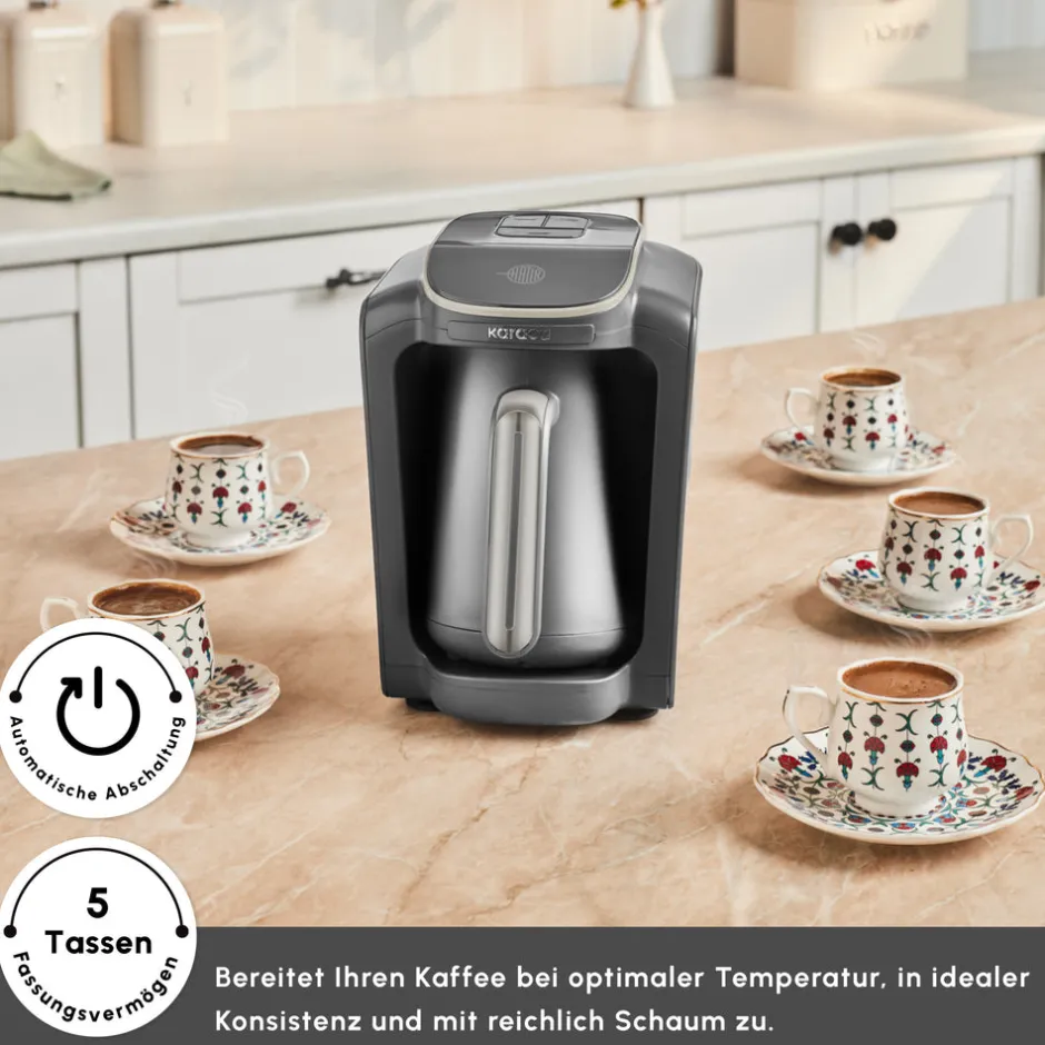 Karaca Türkischer Kaffeekocher|Kaffeemaschinen-Hatır Neo Türkische Kaffeemaschine – Starlight