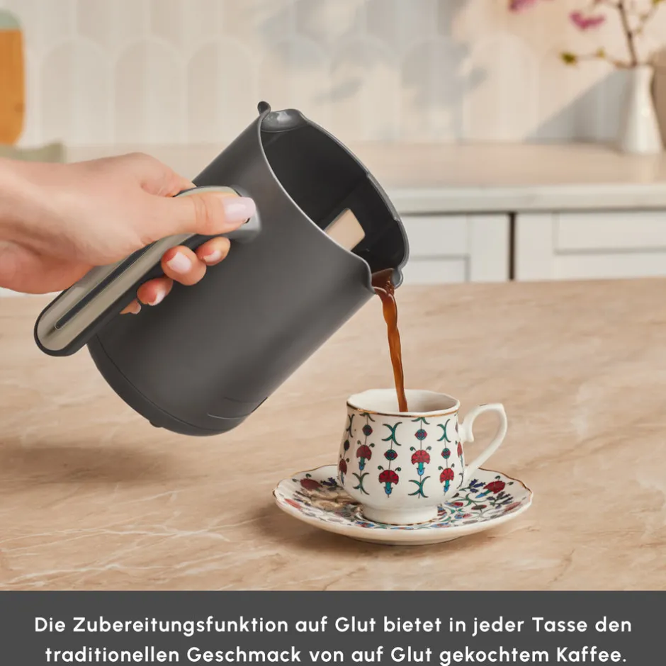 Karaca Türkischer Kaffeekocher|Kaffeemaschinen-Hatır Neo Türkische Kaffeemaschine – Starlight