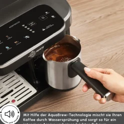 Karaca Kaffeemaschinen-Hatır Perfetto Espresso und Türkischer Kaffee Maschine INOX