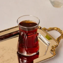 Karaca Teegläser Sets-Heybeli Tee-Set, 6 Teilig Klar