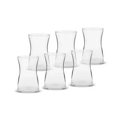 Karaca Teegläser Sets-Heybeli Tee-Set, 6 Teilig Klar