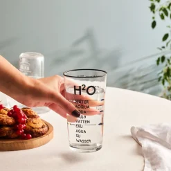 Karaca Wasserglas-H2O Schwarzes Erfrischungsgetränkglas, 570 Ml