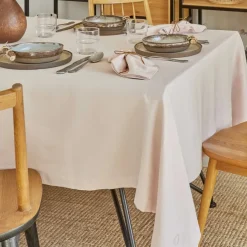 Karaca Tischdecken-Home 4 Elemente Blush Tischdecke 160x240 Röte