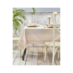 Karaca Tischdecken-Home Ades Beige französische Spitzendecke 160 x 240 Beıge01