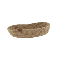 Karaca Dekoratives Tablett|Deko-Objekte-Home Alba Jute Dekoteller, Oval, 37 cm