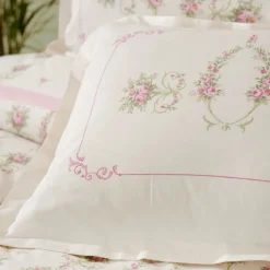 Karaca Bettwäsche-Home Alfia Powder Einzel Bettbezug Set, Baumwolle Puder