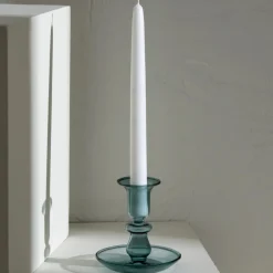 Karaca Kerzenständer-Home Alyce Glas-Teelichthalter Grün 10x10 cm