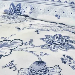Karaca Bettüberwürfe Set-Home Amar Blau 100% Baumwolle Double Pique Set Grün01