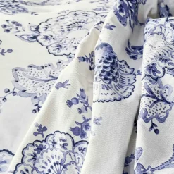 Karaca Bettwäsche-Home Amar Blau Einzel Bettbezug Set Blau01