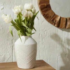Karaca Vasen-Home Angel Vase Weiß