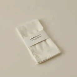 Karaca Serviette & Serviettenhalter-Home Belle Saum 2-teiliges Stoffserviette Ecru Ekru