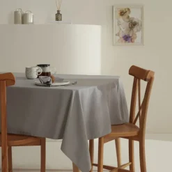 Karaca Tischdecken-Home Belle Saum Tischdecke Grau Gri