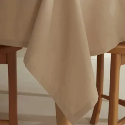 Karaca Tischdecken-Home Belle Saum Tischdecke Beige Bej