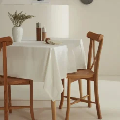 Karaca Tischdecken-Home Belle Saum Tischdecke Ecru Ekru