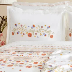 Karaca Bettwäsche-Home Clarice 100% Baumwolle Doppelbett Duvet-Pike Set Multicolor Multıfarben
