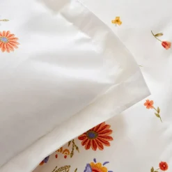 Karaca Bettwäsche-Home Clarice 100% Baumwolle Doppelbett Duvet-Pike Set Multicolor Multıfarben