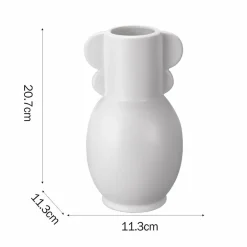 Karaca Vasen-Home Coy Dekorative Vase Weıß01