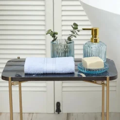Karaca Handtücher-Home Daily Soft Ice Blue 100% Baumwolle Handtuch 30x50 cm Eısblau