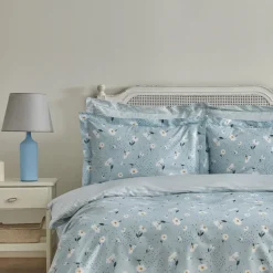 Karaca Bettwäsche-Home Daisy 100% Baumwolle Einzeln Bettbezug Set, Mint Mınze