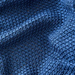 Karaca Decken-Home Dunkelblau Strickdecke Öko-Tex Zertifiziert Blau01