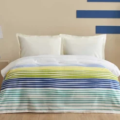 Karaca Tagesdecke Set-Home Elvis 100% Baumwolle Doppelbett Einzelbettdecke Multicolor Multıcolor