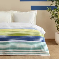 Karaca Tagesdecke Set-Home Elvis 100% Baumwolle Doppelbett Einzelbettdecke Multicolor Multıcolor