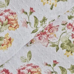 Karaca Tagesdecke Set-Home Emilie 100% Baumwolle Doppelbettdecken-Set - Rosa Pembe