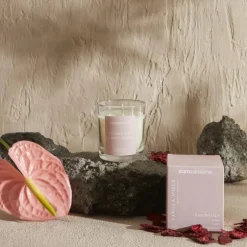 Karaca Kerzenständer-Home Essentials Vanilla Amber Duftkerze Staubıge Rose