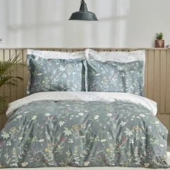 Karaca Bettwäsche-Home Evergreen Einzelbettbezug Set, Grün Grün01
