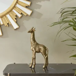 Karaca Deko-Objekte-Home Giraffe biblo Gold