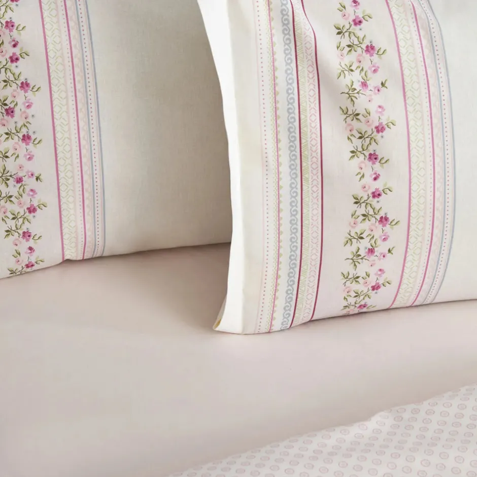 Karaca Bettwäsche-Home Glen Baumwolle Einzel Bettdeckenbezug Set Rosa Rosa01