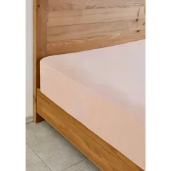 Karaca Bettlaken-Home Jersey Fitted Bettlaken Lachs Rosa (140x200 cm) Öko-Tex Zertifiziert Somon