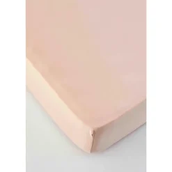 Karaca Bettlaken-Home Jersey Fitted Bettlaken Lachs Rosa (140x200 cm) Öko-Tex Zertifiziert Somon