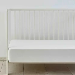 Karaca Bettlaken-Home Jersey Fitted Bed Sheet White 70x140 cm + 20 cm Öko-Tex Zertifiziert Ecru01